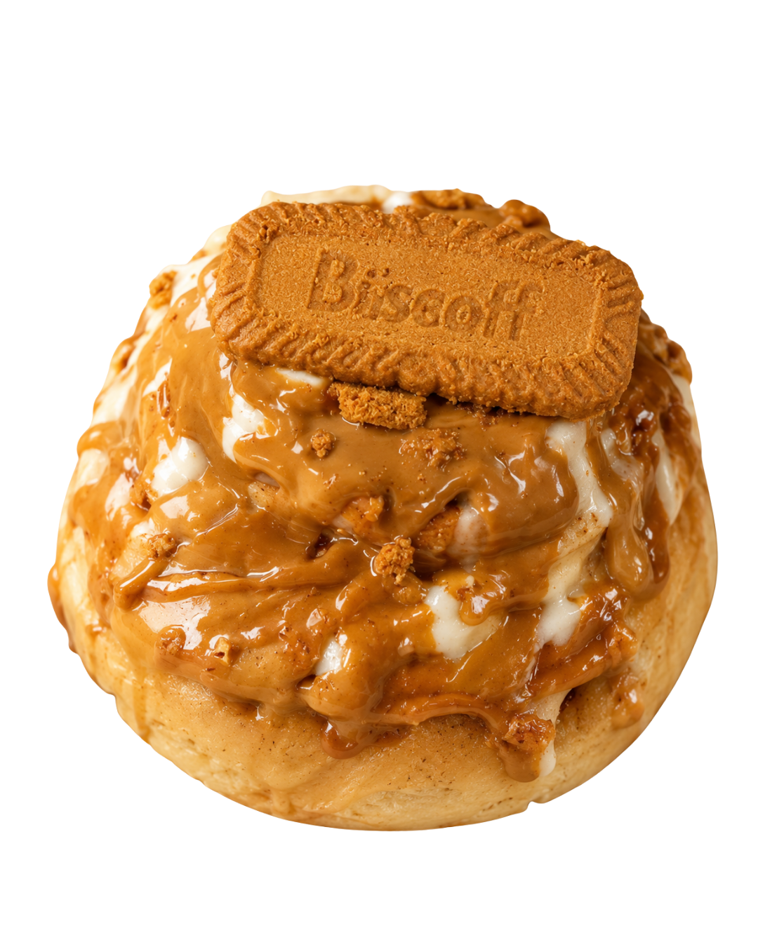 Rollo de canela sabor Lotus Biscoff